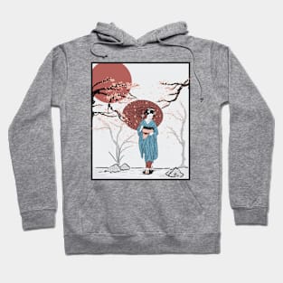 walking geisha Hoodie